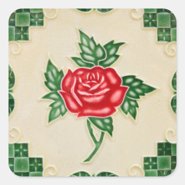 Rose Flower Tile