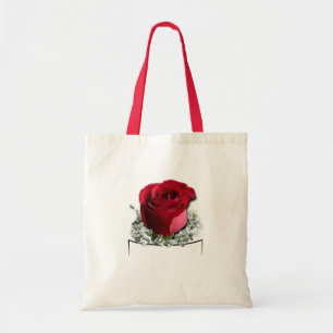 Rose Flower Tote Bag Red Rose Beach Tote Bags