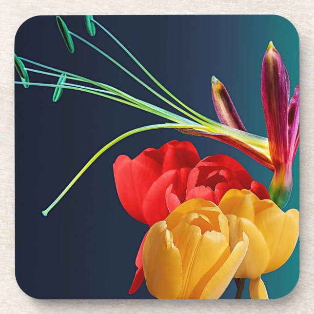 Rose Flowers-17250 Beverage Coaster (Front)