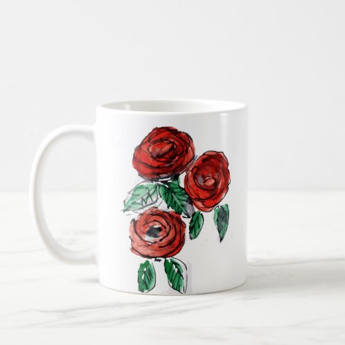 Rose Flowers Coffee Mug