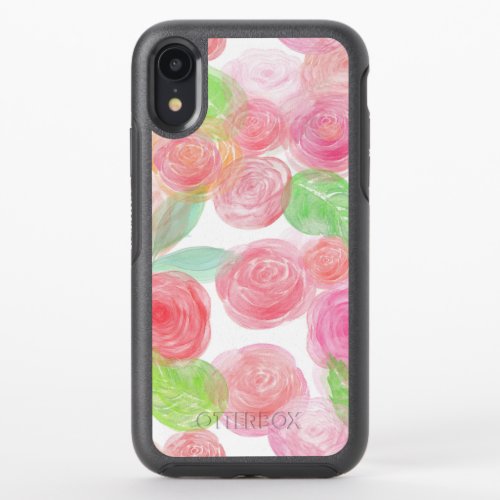 Rose Flowers  Zazzle_Growshop OtterBox Symmetry iPhone XR Case