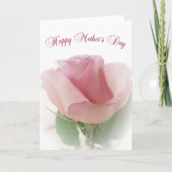 Rose For Mother's Day Card by AJsGraphics at Zazzle