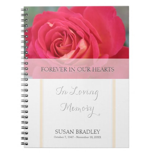 Rose Forever in Our Hearts Memorial Guest Book