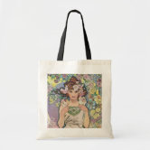 Alphonse Mucha Clair De Lune Tote Bag