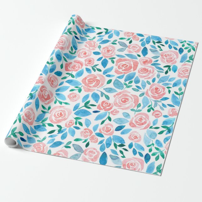 Rose garden 2 wrapping paper (Unrolled)