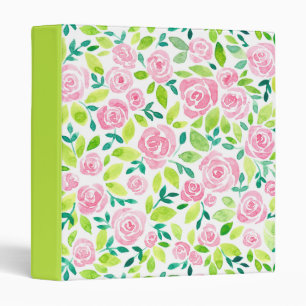 Rose garden 3 ring binder
