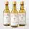 Rose Garden Baptism Mini Wine Bottle Labels