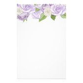 Rosé Garden | Blank Bridal Shower Game Sheet (Front)