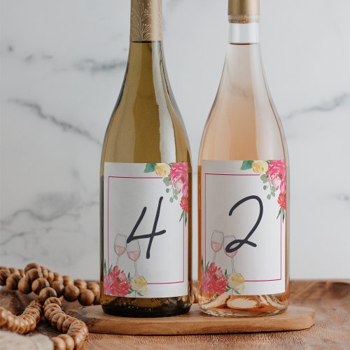 Ros Garden Blind Tasting Wine Label