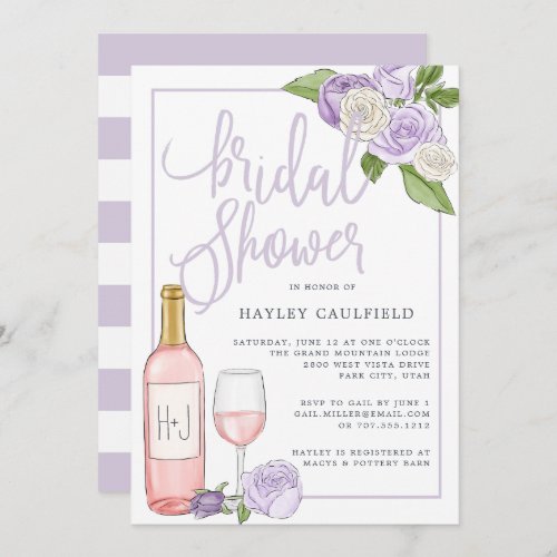 Ros Garden  Bridal Shower Invitation