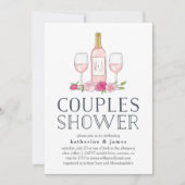 Rosé Garden | Couples Shower Invitation (Front)
