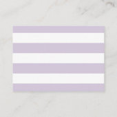 Rosé Garden Display Shower Card | Lilac (Back)