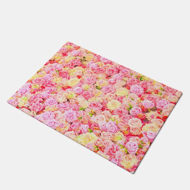 Rose garden doormat (Angled)