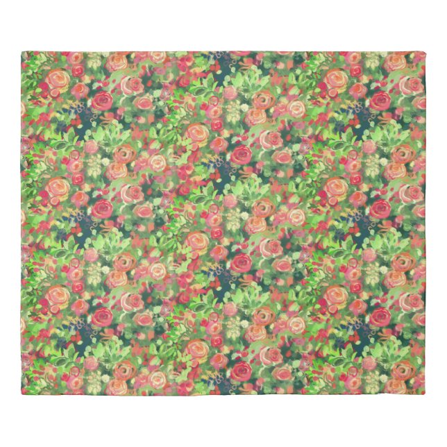 Rose garden duvet cover (Front)