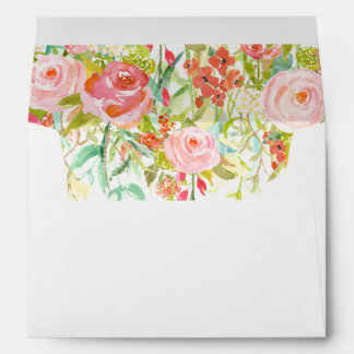 Rose Garden Envelope with Floral Liner