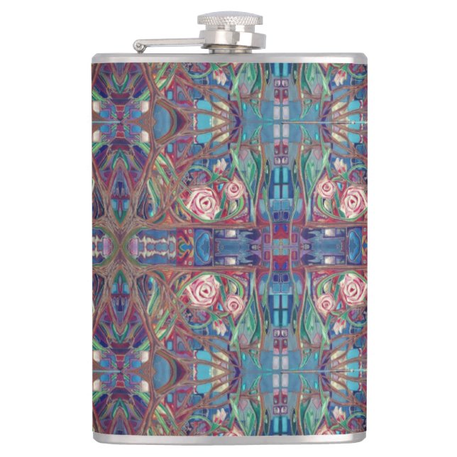 Rose garden flask (Front)