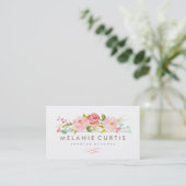Rose Garden Floral Business Card (Standing Front)