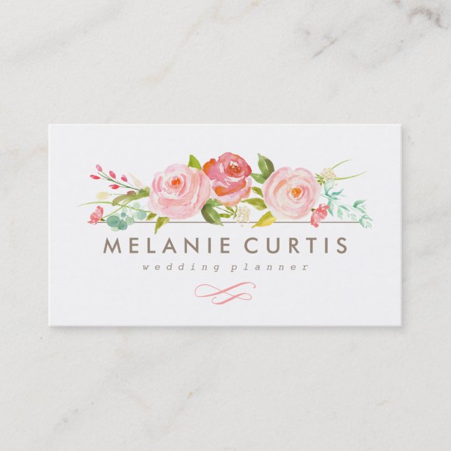 Rose Garden Floral Business Card (Front)