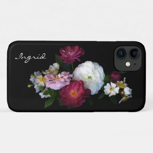 Rose Garden Flowers Floral iPhone 11 Case