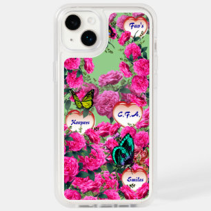 Rose Garden Fun Butterflies OtterBox iPhone 14 Plus Case