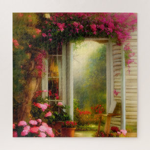 Rose garden gate jigsaw puzzle