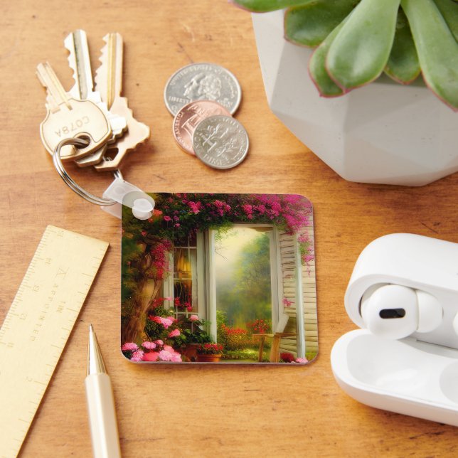 Rose garden gate  keychain (Desk)