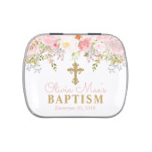 Rose Garden Girl Baptism Candy Tin (Top)