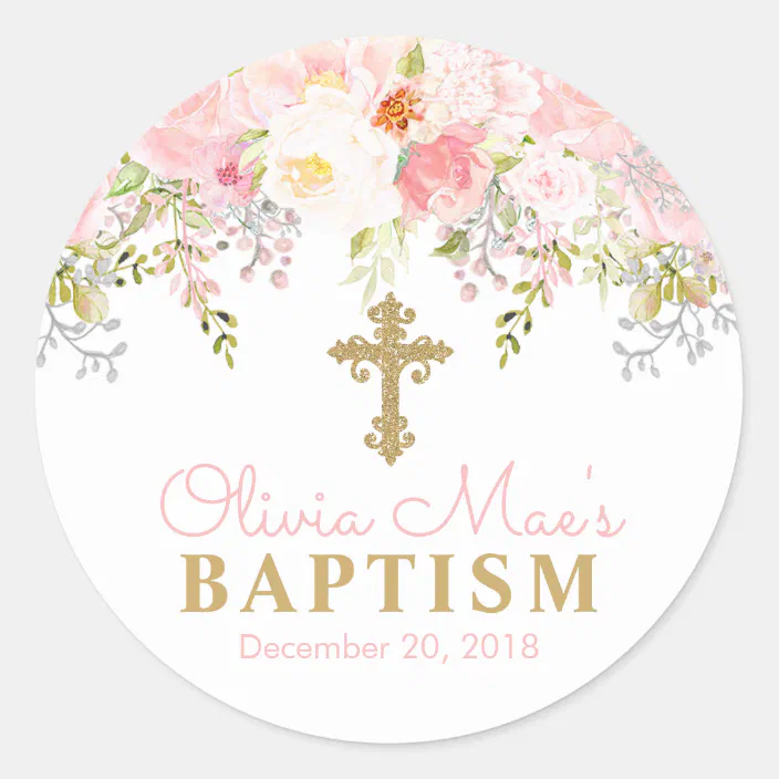 Rustic Christening Baptism Thank you Tags Baptism Gift Tags Rose Baptism Girl Baptism Favor Rustic Baptism Rustic Baptism Favor Tag