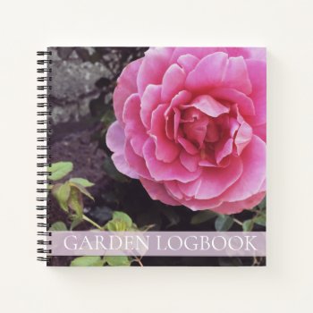 Rose Garden Logbook Gardening Notebook by camcguire at Zazzle