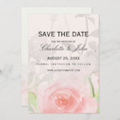 Rose Garden Modern Floral wedding save the dates Save The Date (Front/Back)