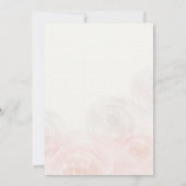 Rose Garden Modern Floral wedding save the dates Save The Date (Back)