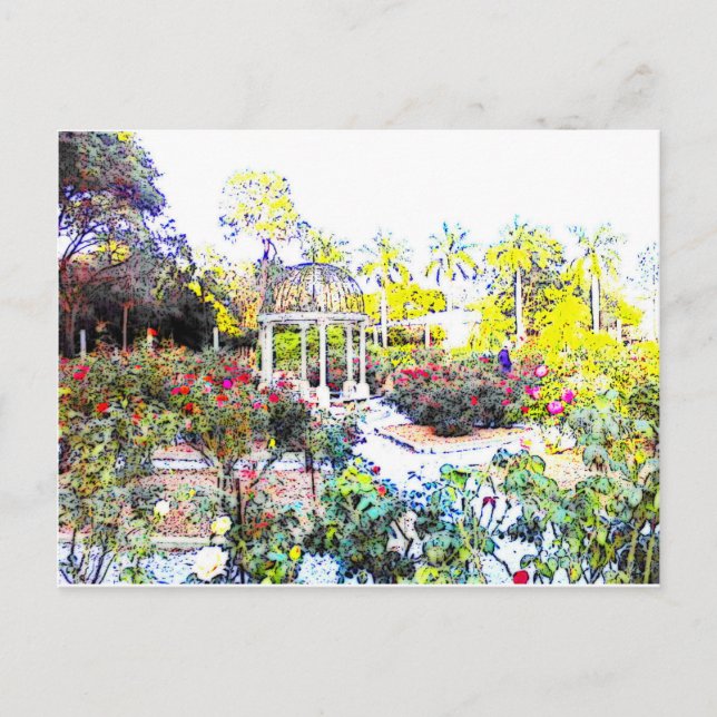 Rose Garden Postcard (Front)
