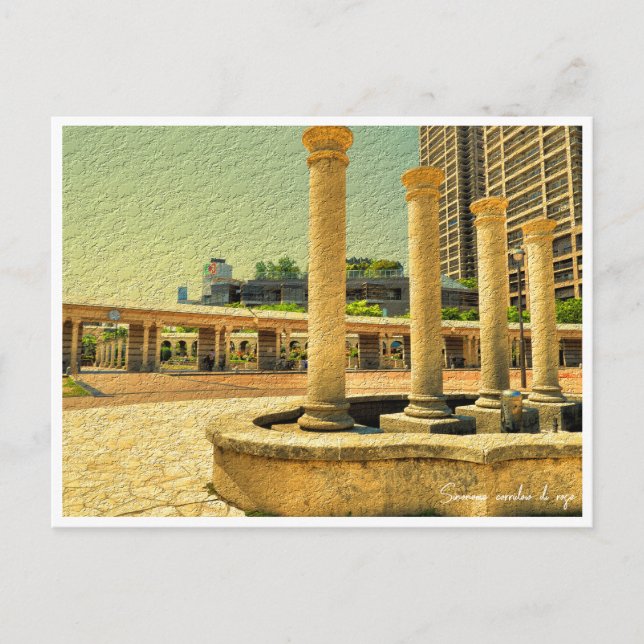 Rose Garden Postcard (Front)