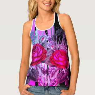 Rose Garden Print Tank Top