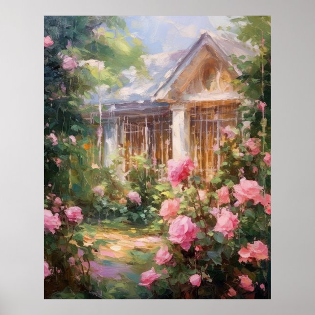 Rose Garden Retreat Poster (Front)