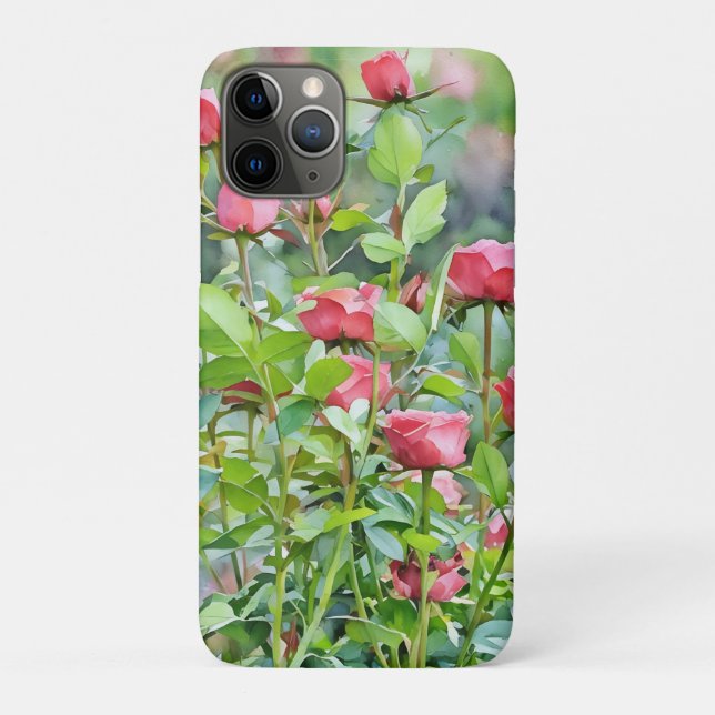 Rose Garden Roses Art Phone Case (Back)