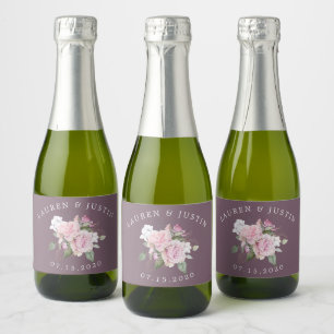 Rose Garden   Sparkling Wine Label Set