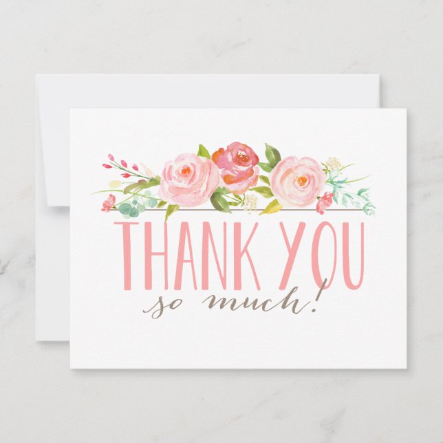 Rose Garden | Thank You Card (Front)