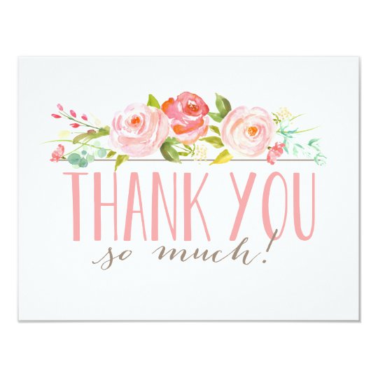 Rose Garden | Thank You Card | Zazzle.com