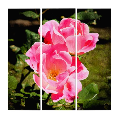 ROSE GARDEN Triptych