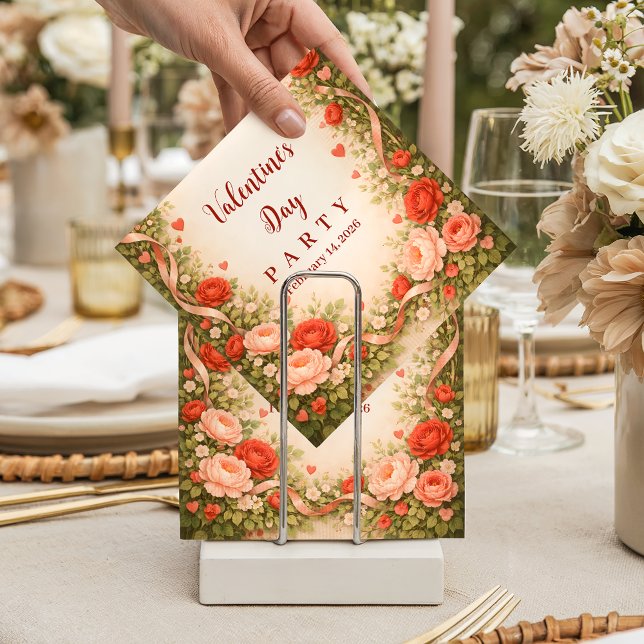 Rose Garden Valentine Party Napkins (Creator Uploaded)