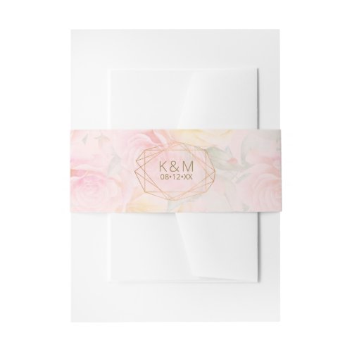 Rose Garden Wedding Multi_Color ID764 Invitation Belly Band