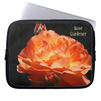 Rose Gardenre gifts Orange Rose Flower Laptop bag