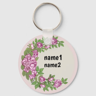 Rose  garland  keychain