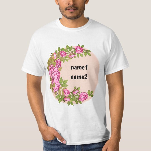 Rose  garland  T-Shirt (Front)