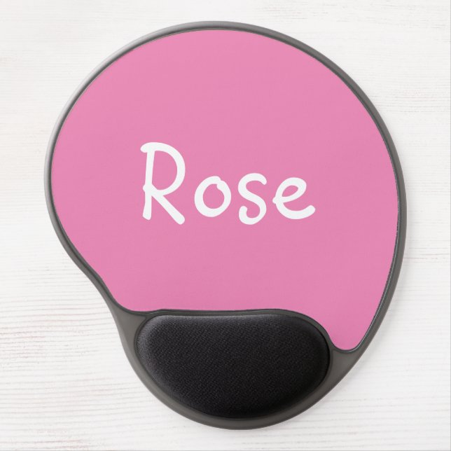 Rose Gel Mouse Pad (Front)