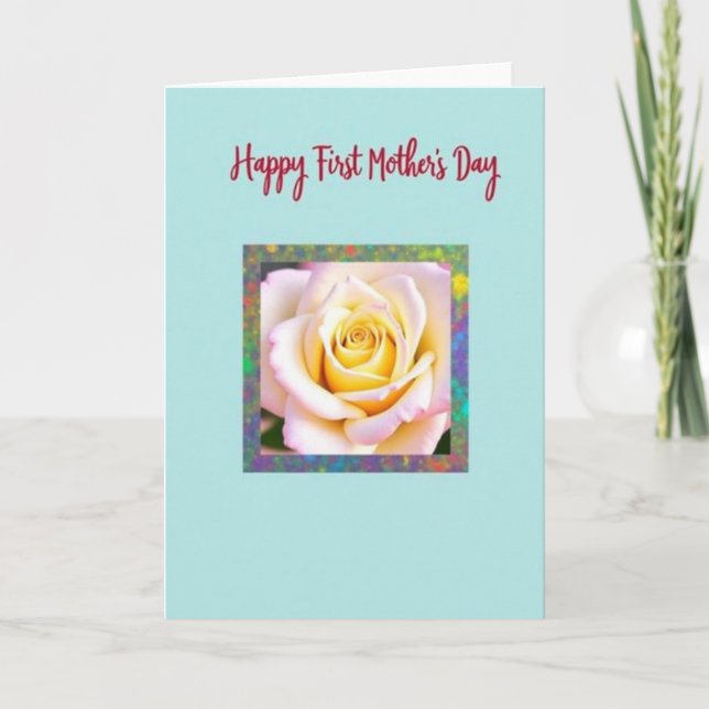 Rose Gem Sweet Mothers Day Card (Front)