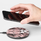 Rose Geometric Lion Head Wireless Charger (Hand)