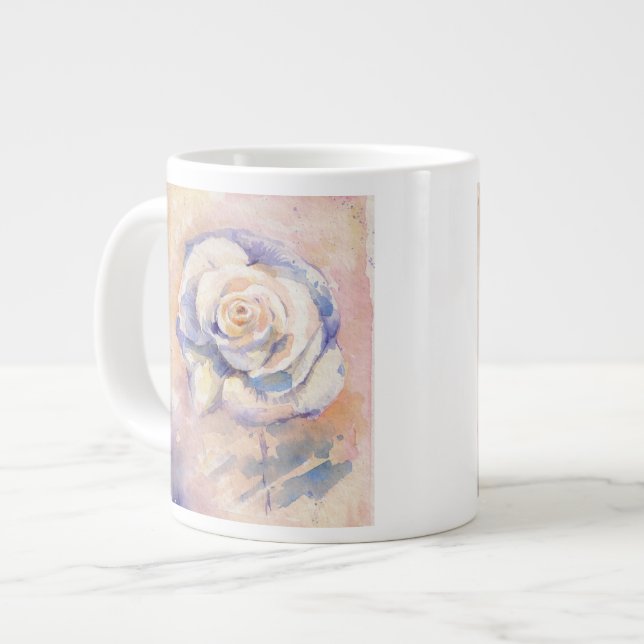 Rose Giant Coffee Mug (Front Left)