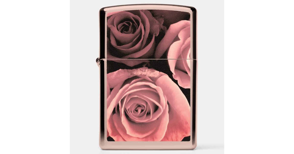 Zippo Heart Design Rose Gold Lighter